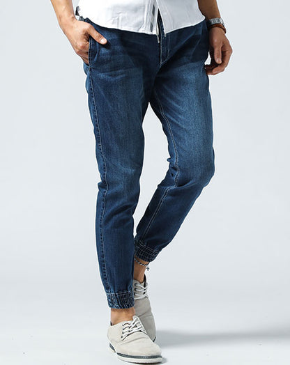 ストレッチスキニーデニムジョガーパンツ