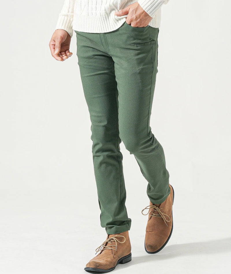 チノパン メンズ 接触冷感 スーパーストレッチ 夏 涼しい