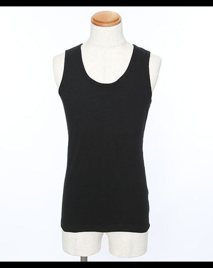 テレコ素材タンクトップ