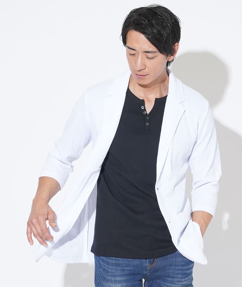 シワになりにくくカバンに入る、きちんと見えジャケット
