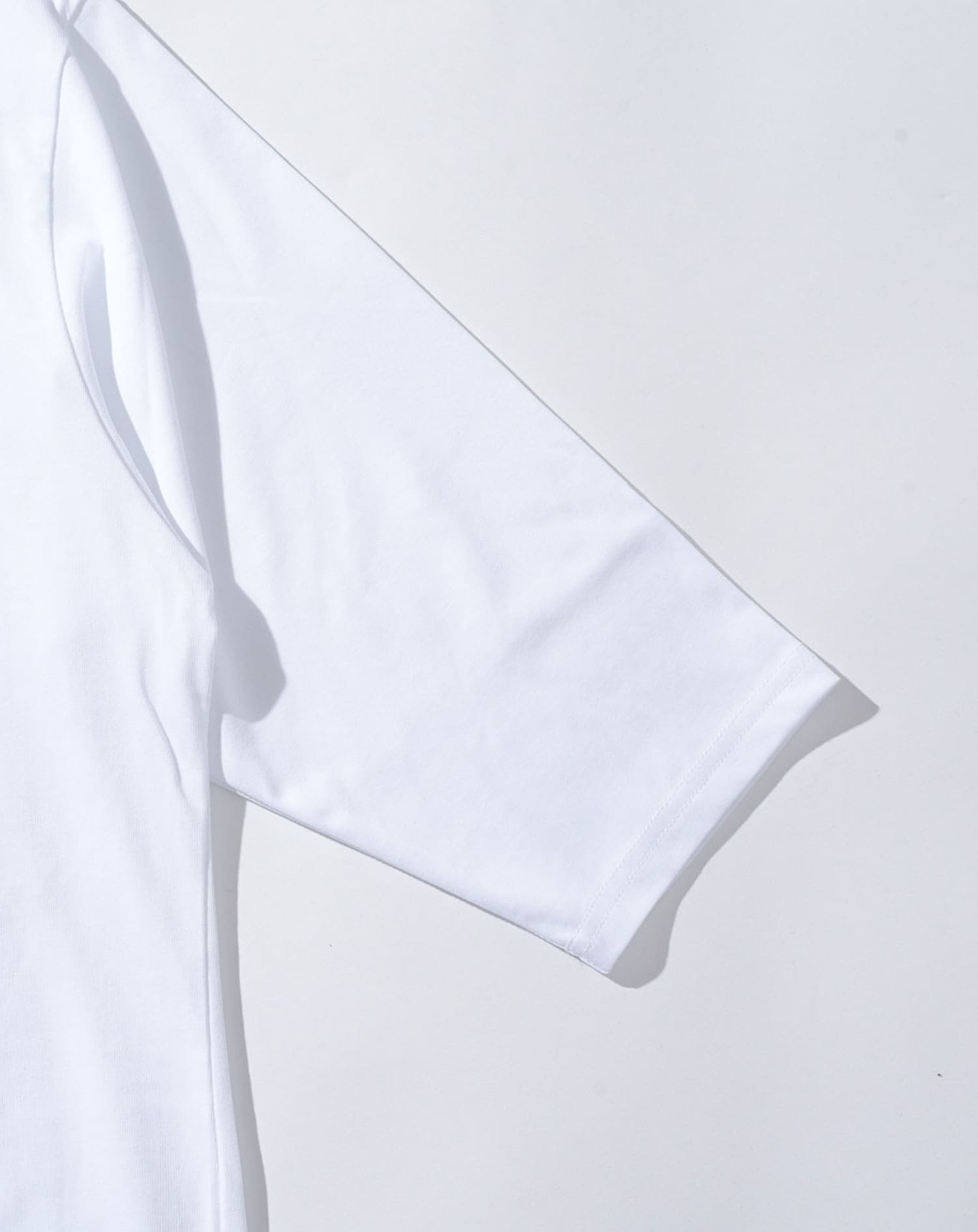 オーバーサイズポケット付き7分袖ポケット付きクルーネックTシャツ