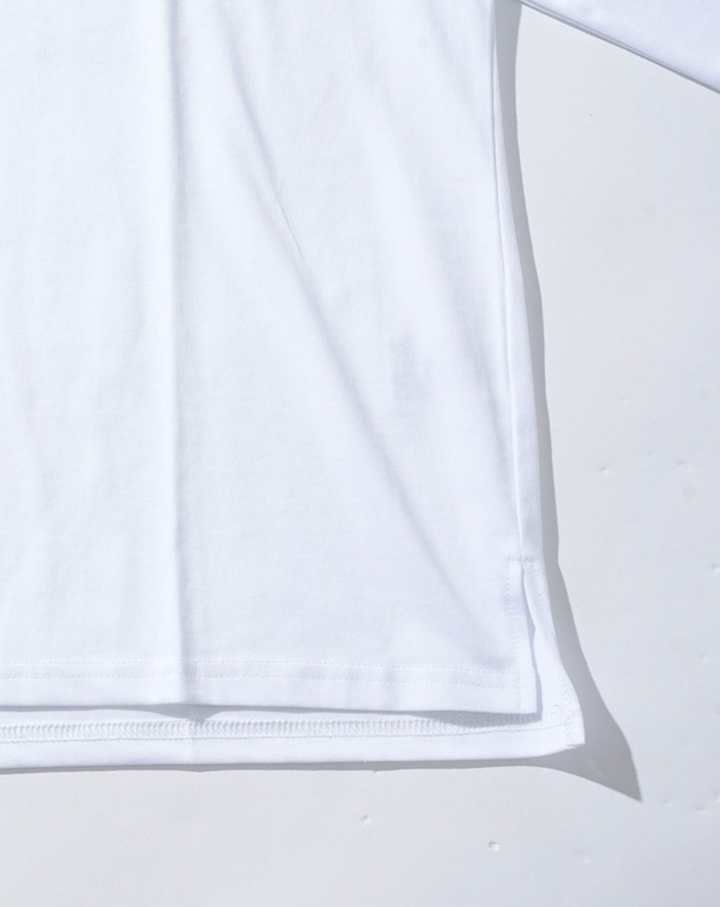 オーバーサイズポケット付き7分袖ポケット付きクルーネックTシャツ