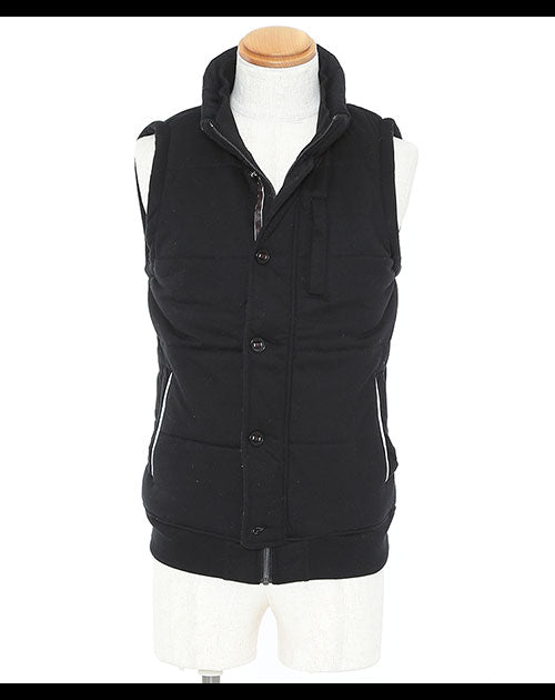 前立てパラシュートボタン中綿ベスト