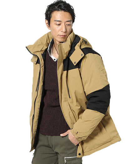 撥水・防風加工ストレッチ中綿ジャケット