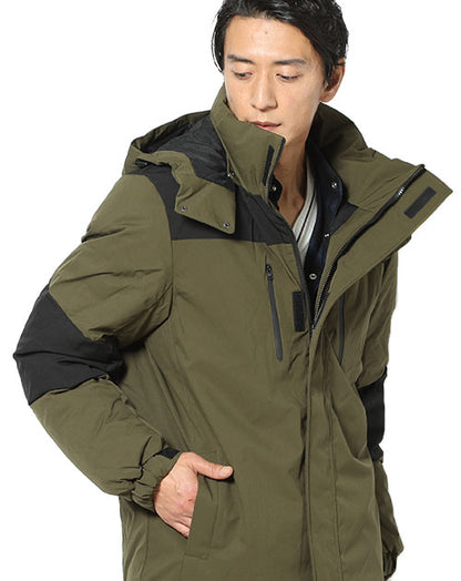 撥水・防風加工ストレッチ中綿ジャケット