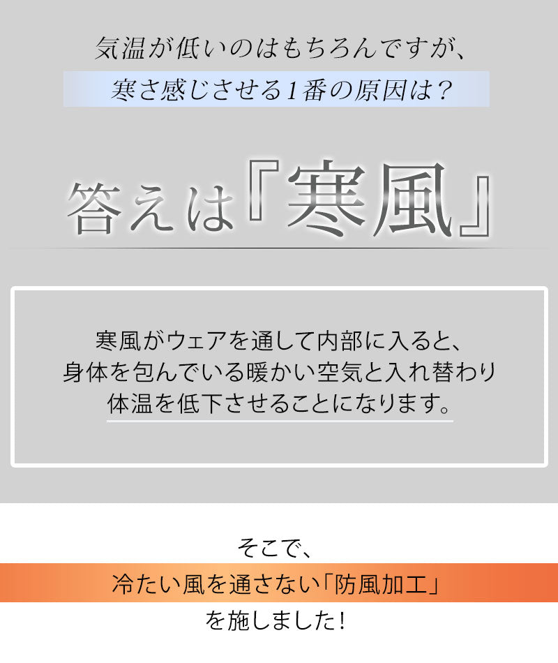 防風・撥水加工ストレッチフード付き中綿ダウンブルゾンジャケット