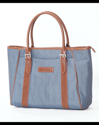 シャドウストライプトートバッグ Biz