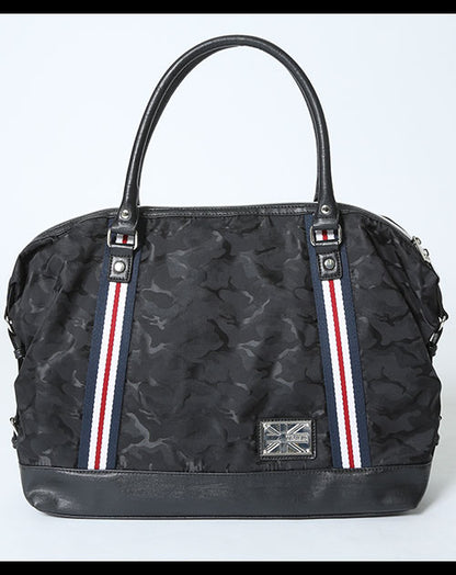 シャドーカモフラージュ柄トリコロールライン2WAYバッグ