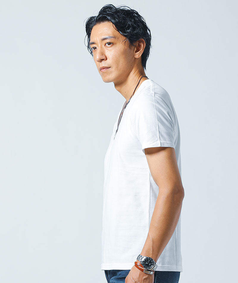 ROKU Vネック プリーツシャツ ホワイト FREE 日本製 ROKU Vネック プリーツシャツ ホワイト FREE 日本製 - メルカリ