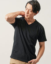 接触冷感Vネック・クルーネック半袖Tシャツ - メンズファッション通販 MENZ-STYLE(メンズスタイル）