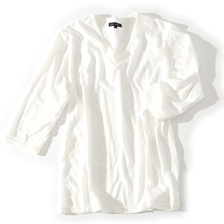 ボーダーニットジップパーカー　One-mileWear