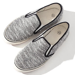 ボーダーニットジップパーカー　One-mileWear