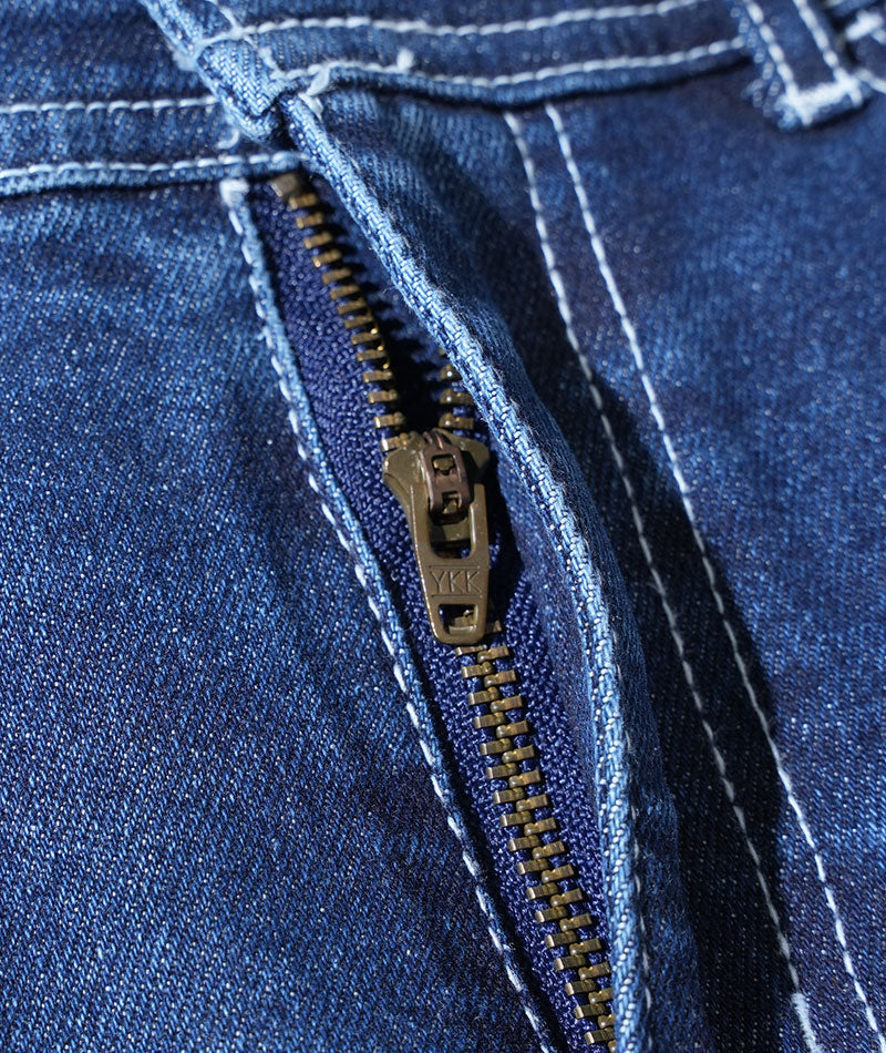 ヒゲ ハチノス ヴィンテージ加工スキニージーンズ