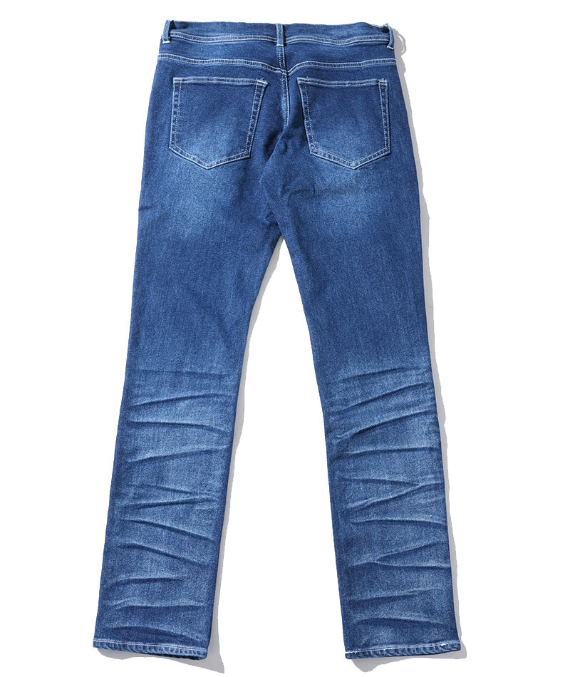 ヒゲ ハチノス ヴィンテージ加工スキニージーンズ