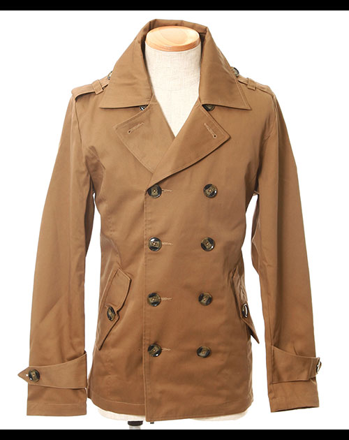 ツイル素材トレンチＰコート