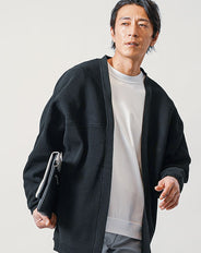 ドルマンスリーブ長袖オーバーサイズニットロングカーディガン