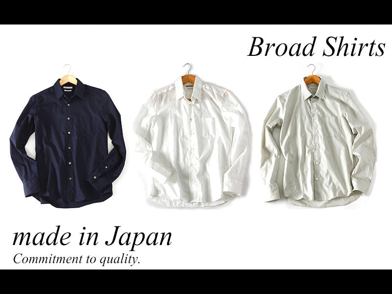 ベーシックセレクト    ビジカジスタンダードカラーシャツ 日本製 Biz