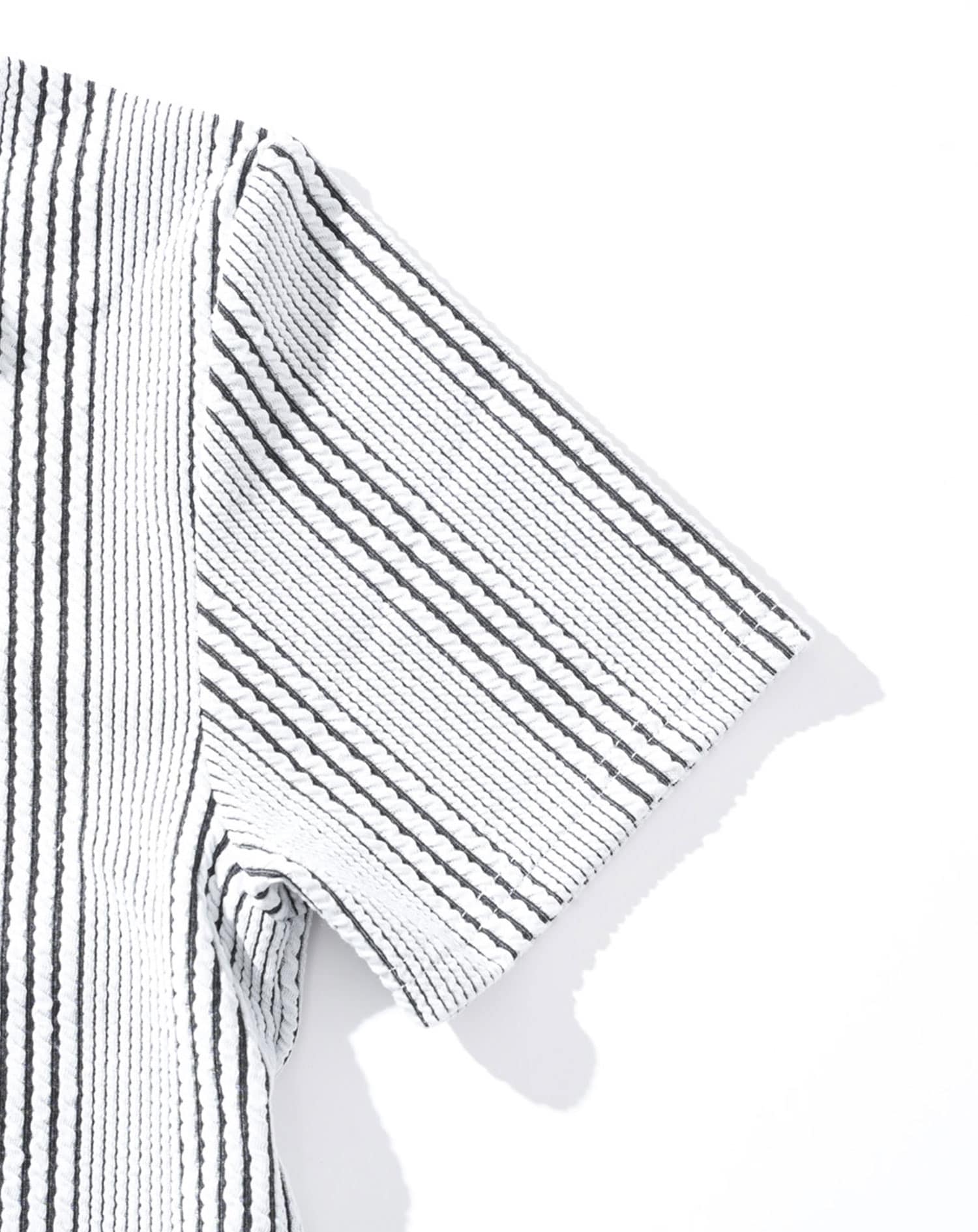 総柄セットアップ　ハーフジップ半袖ポロシャツ×イージーアンクルパンツ