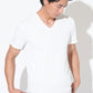 スリムフィットケーブル編み半袖Tシャツ