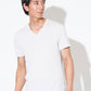 スリムフィットケーブル編み半袖Tシャツ