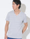 ラフヘリンボーンVネック半袖Tシャツ