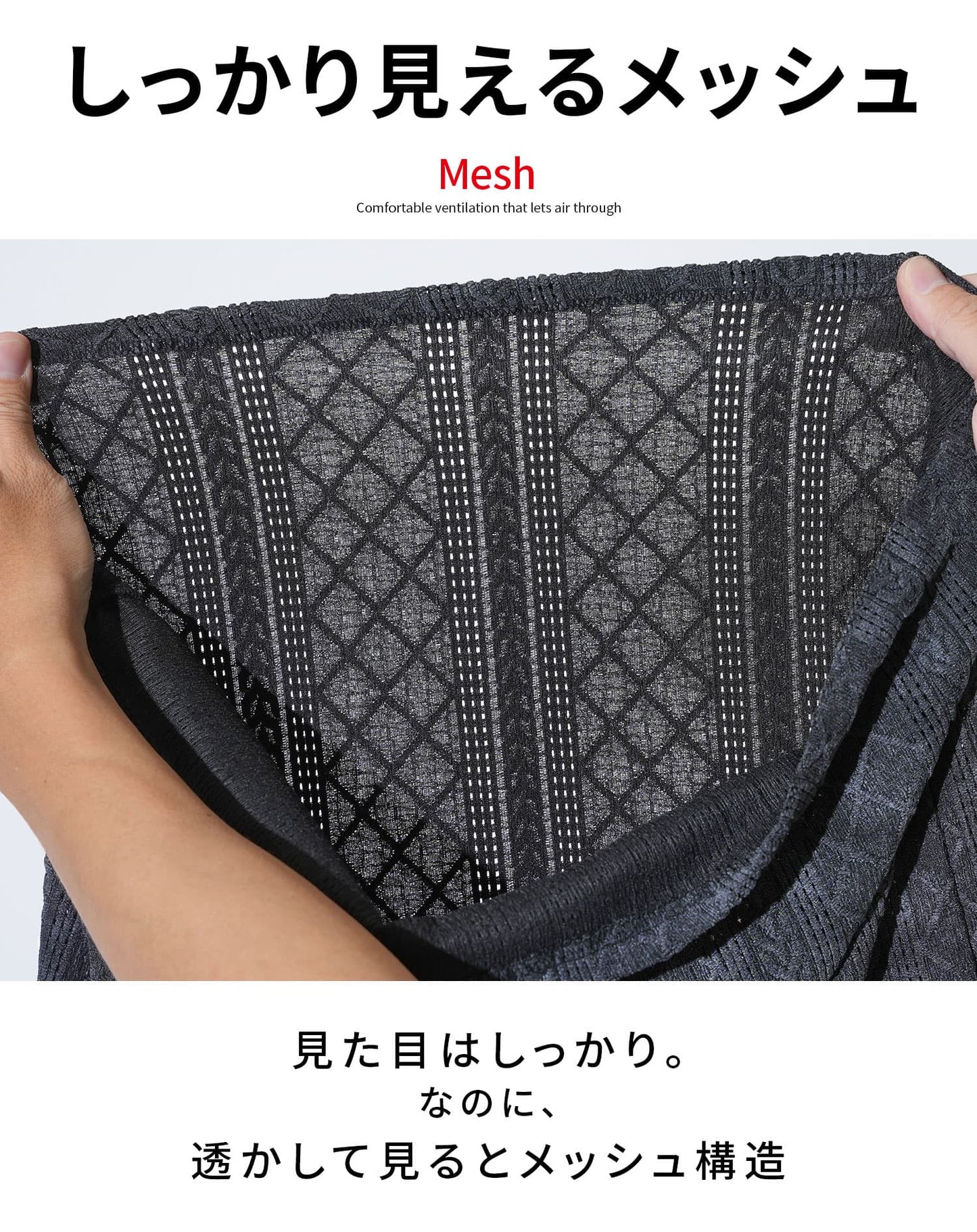 ケーブルVネック半袖Tシャツ