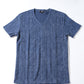 ケーブルVネック半袖Tシャツ