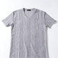 ケーブルVネック半袖Tシャツ