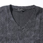 ケーブルVネック半袖Tシャツ