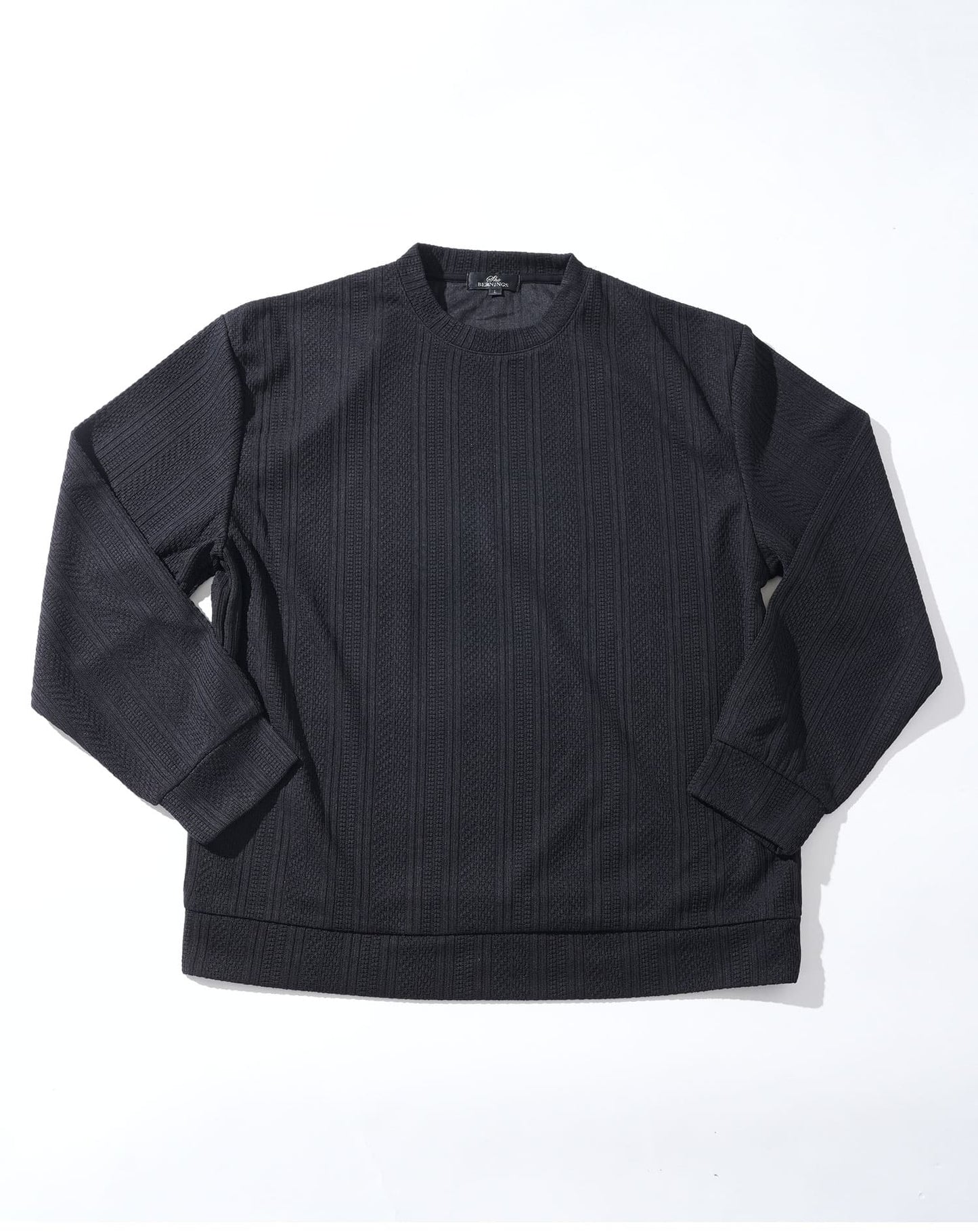 ストライプジャガードニットソートレーナー