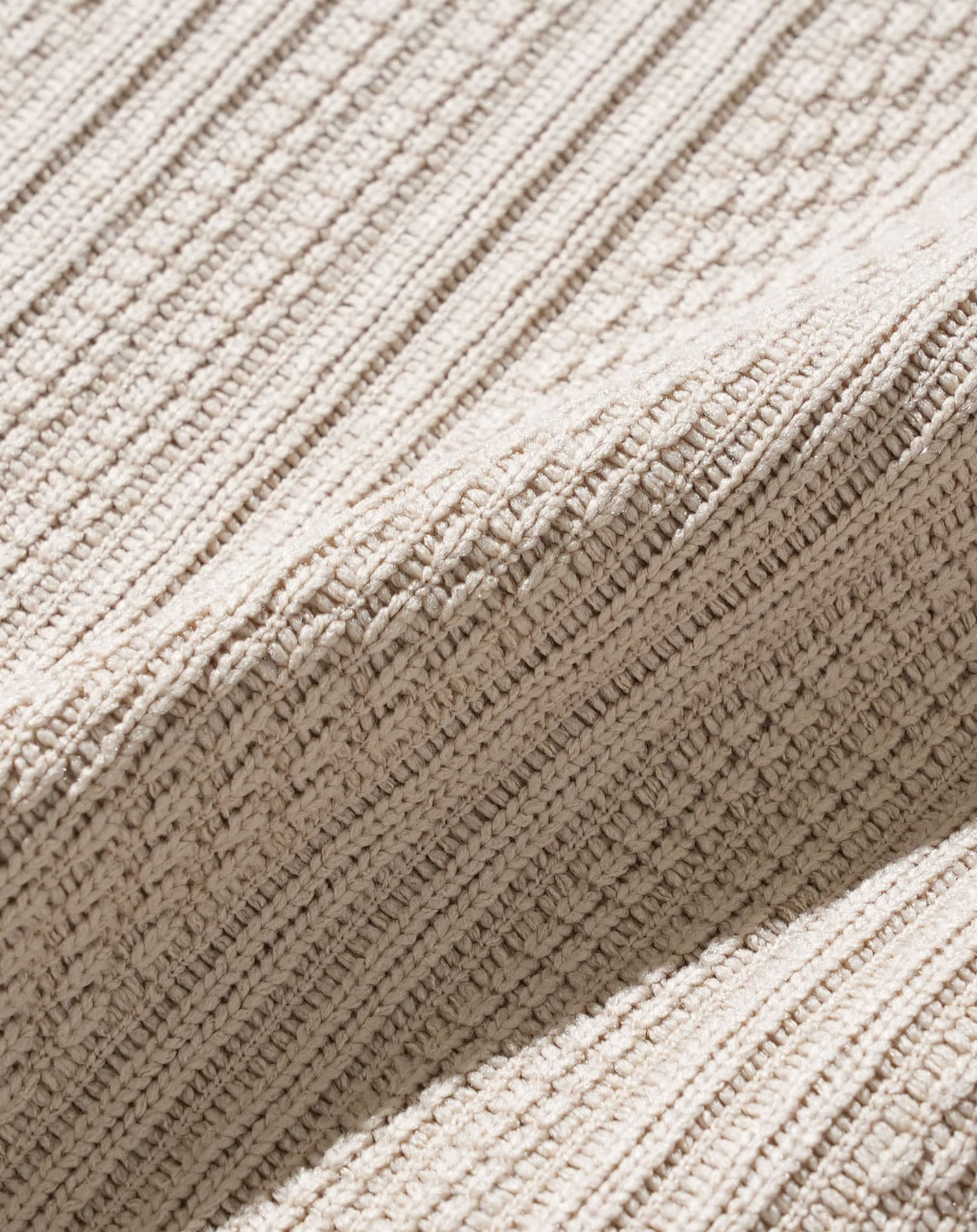 ストライプジャガードニットソートレーナー