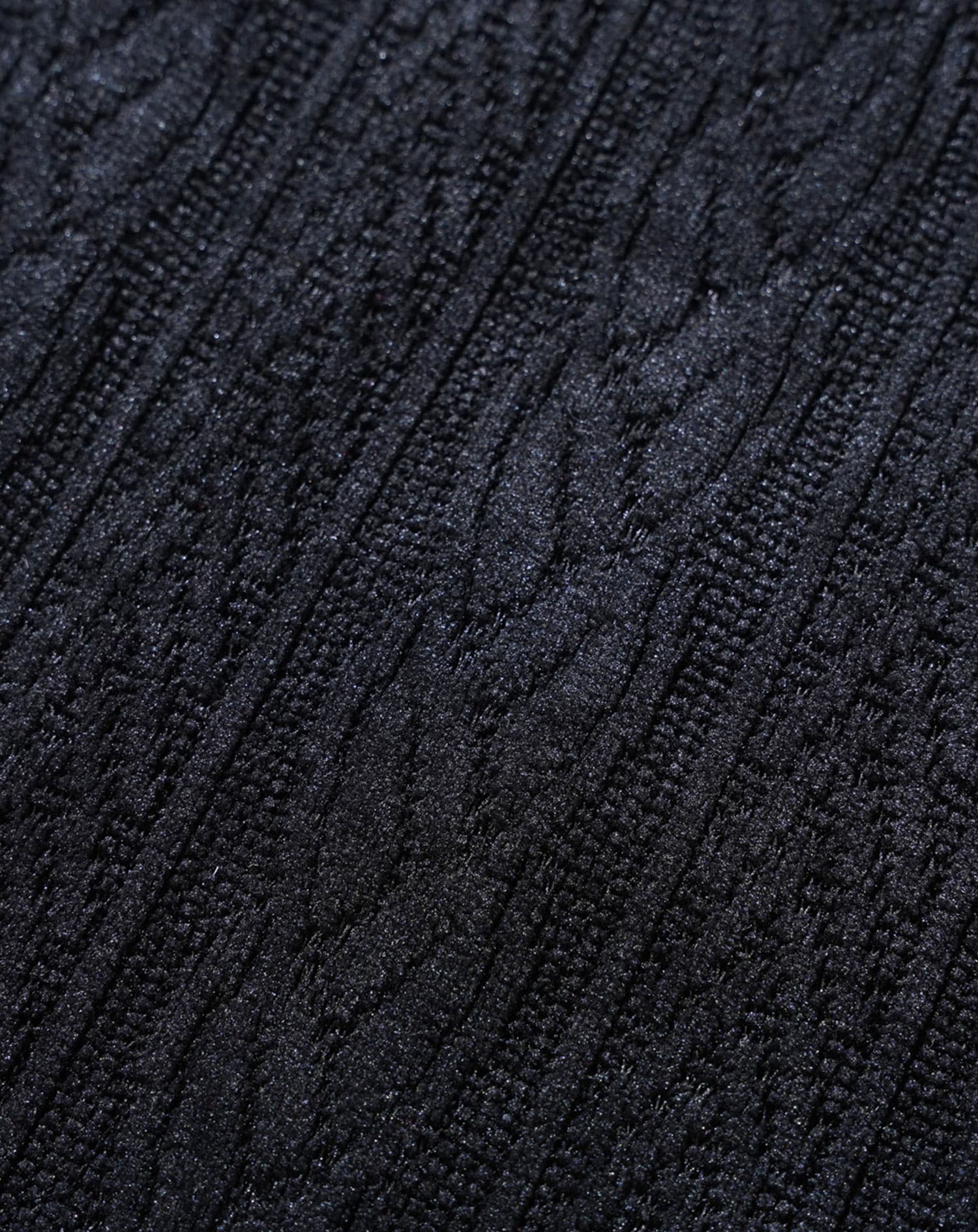 モール裏起毛ケーブル柄タートルネック長袖ニット