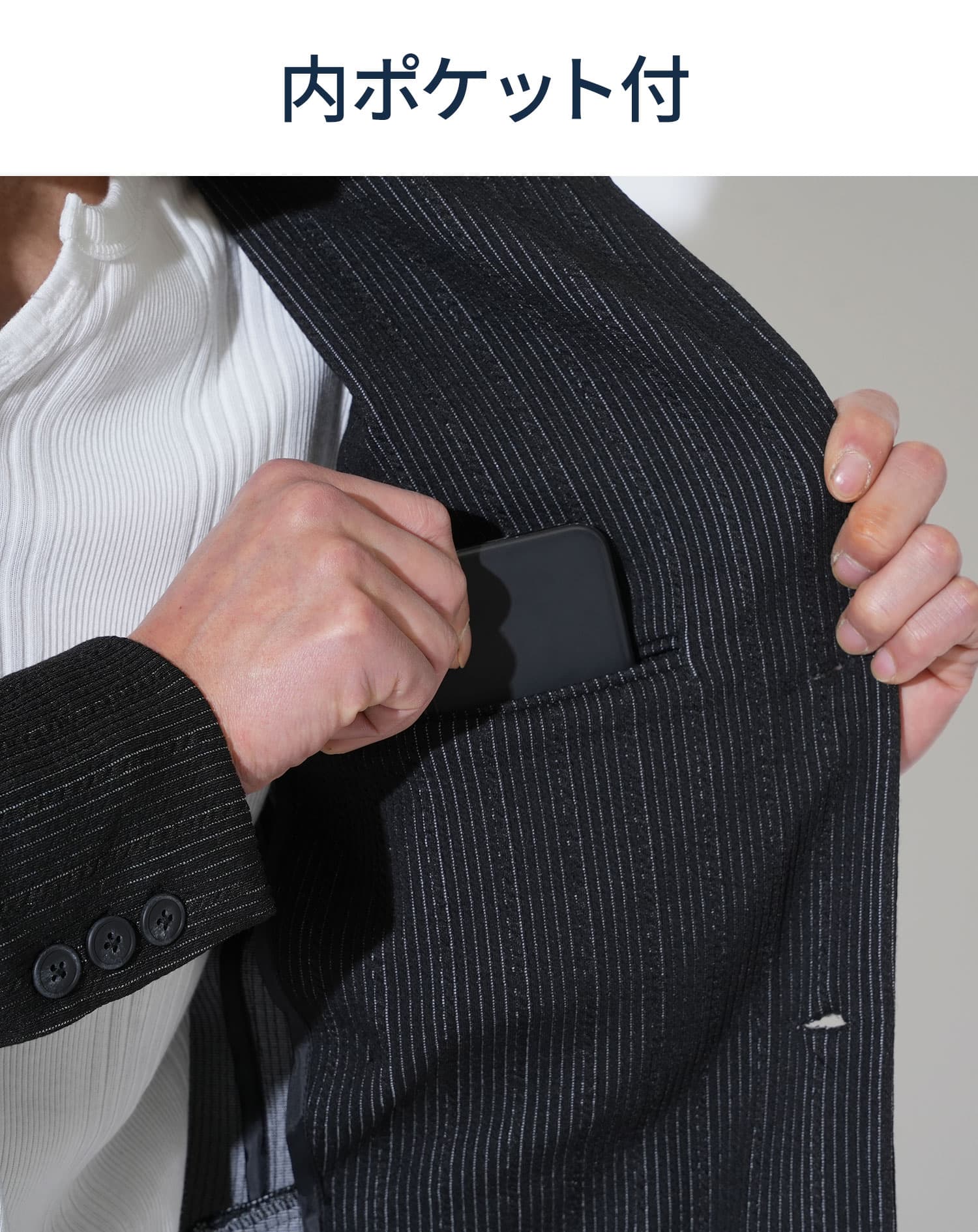 膨れストライプワイヤー入り長袖イタリアンスタンドカラースプリングコート