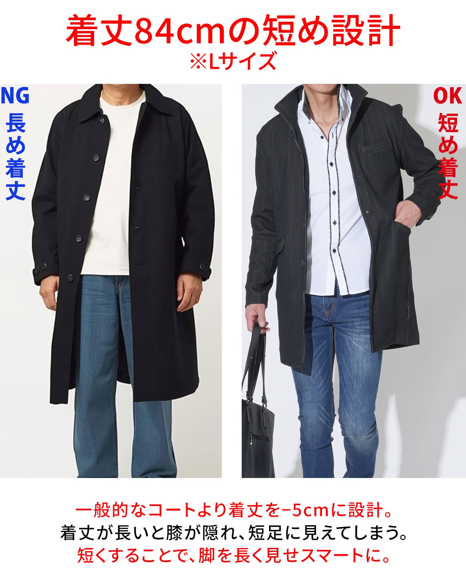 膨れストライプワイヤー入り長袖イタリアンスタンドカラースプリングコート