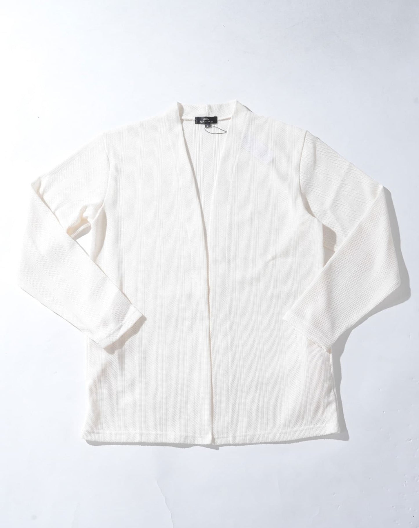 ジャガードニットソー長袖カーディガン