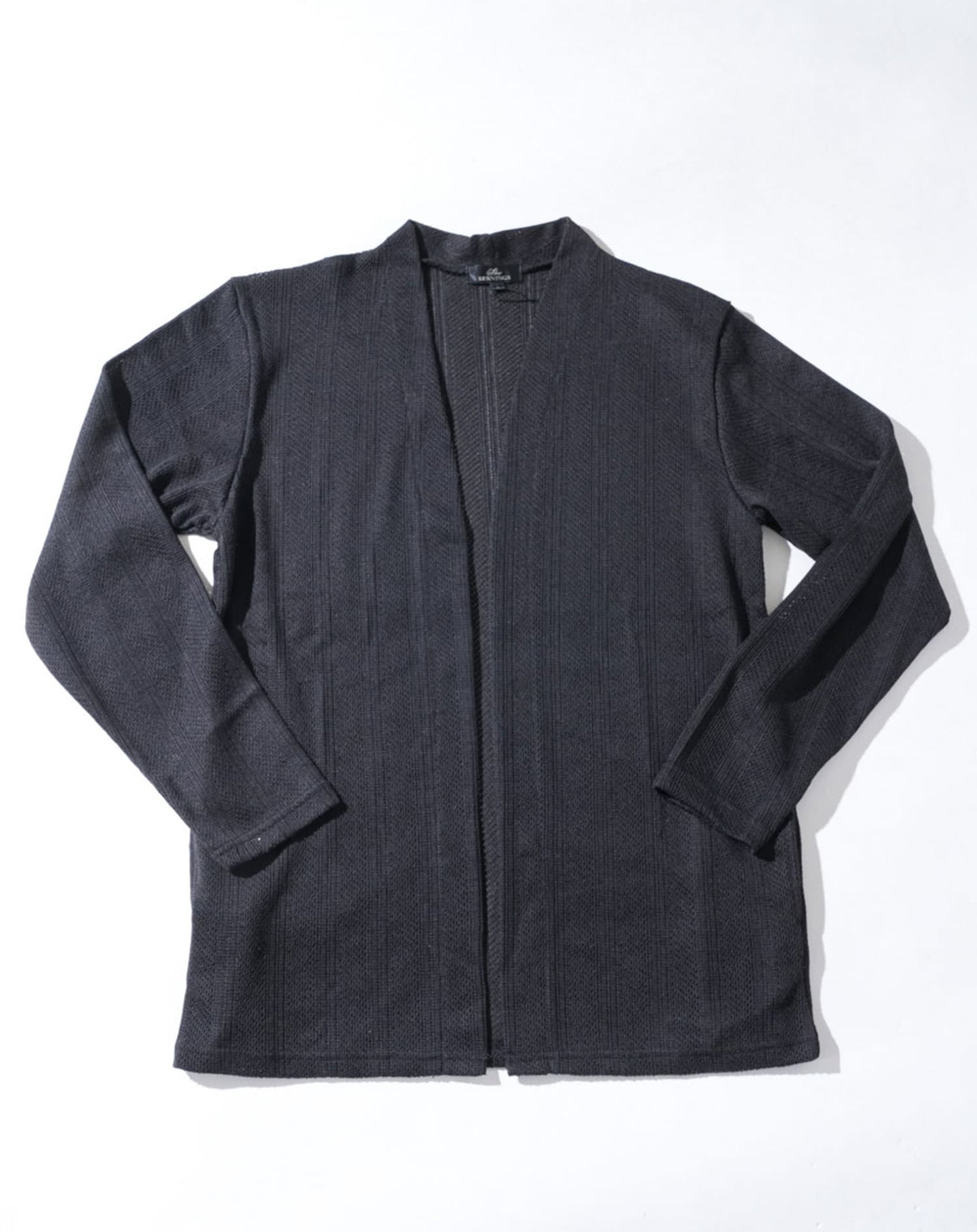 ジャガードニットソー長袖カーディガン