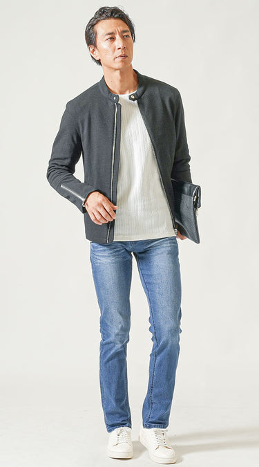 50代メンズにおすすめのおしゃれなジーンズファッションの例