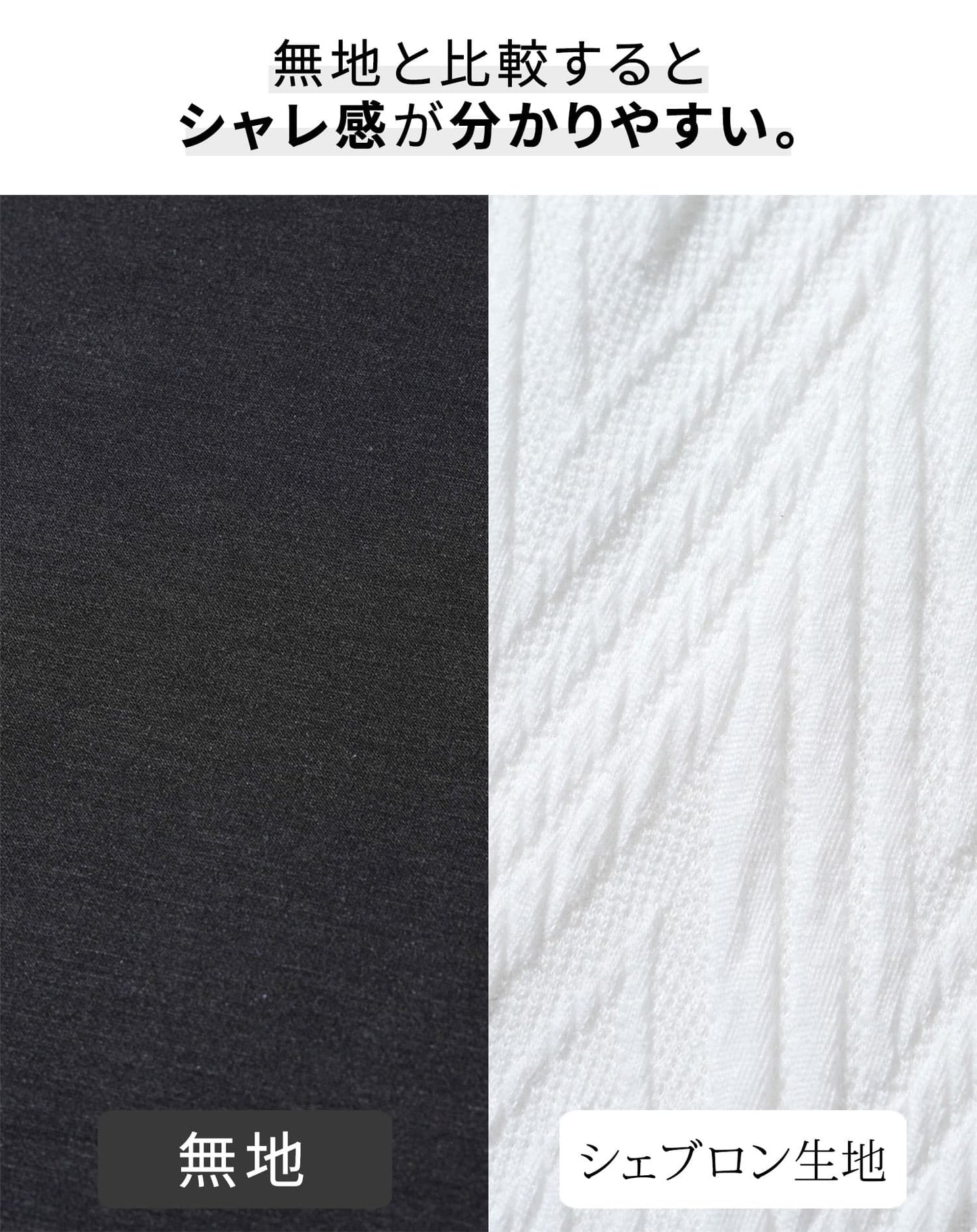 うっすらデザインクルーネック半袖Tシャツ