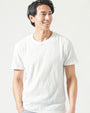 うっすらデザインクルーネック半袖Tシャツ