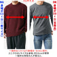 スリム見えワッフル編みクルーネック長袖ニットTシャツ