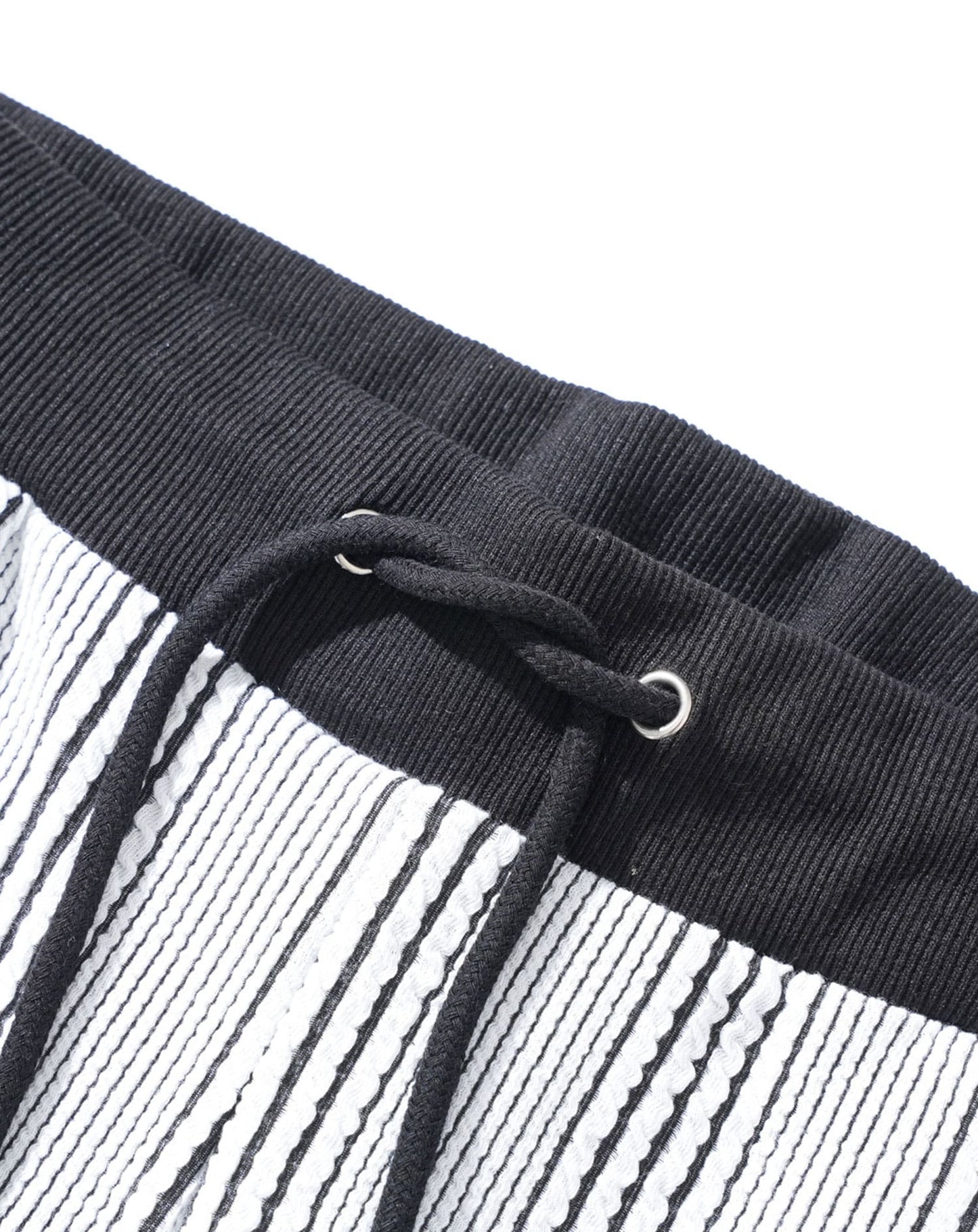 ストライプジャガードストレッチテーパードイージーアンクルパンツ