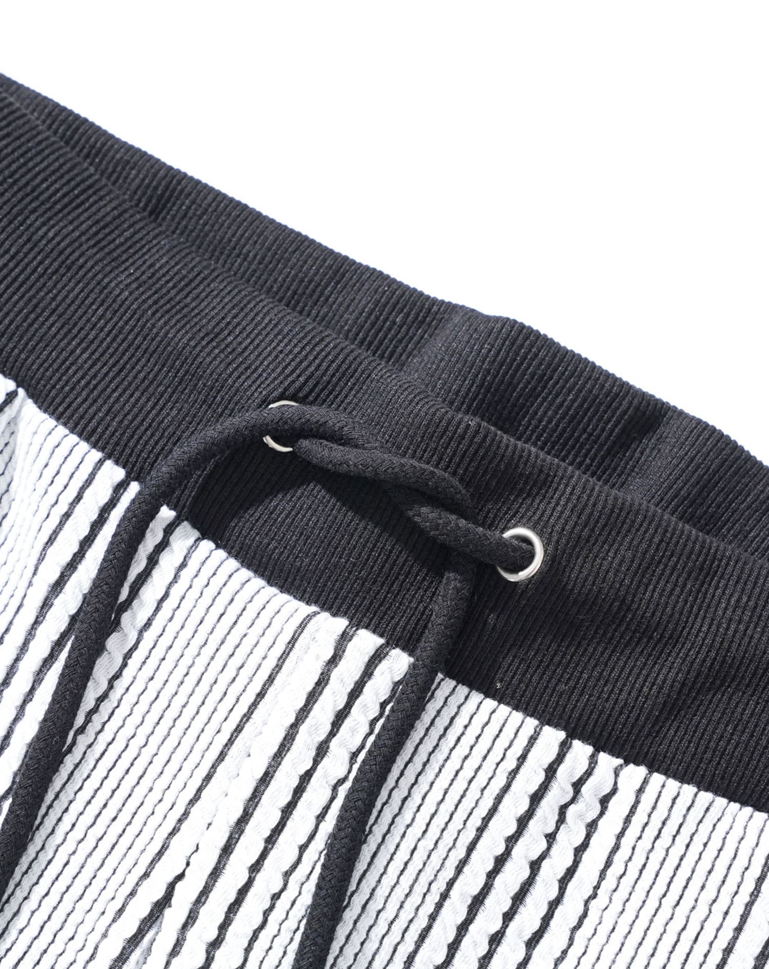 ストライプジャガードストレッチテーパードイージーアンクルパンツ