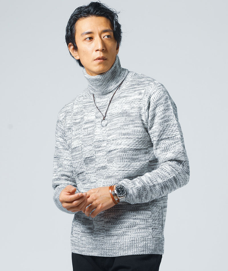 mame 18AW ジャガード ニット タートルネック Mame Kurogouchi(マメ)の通販 - Seltie セルティ