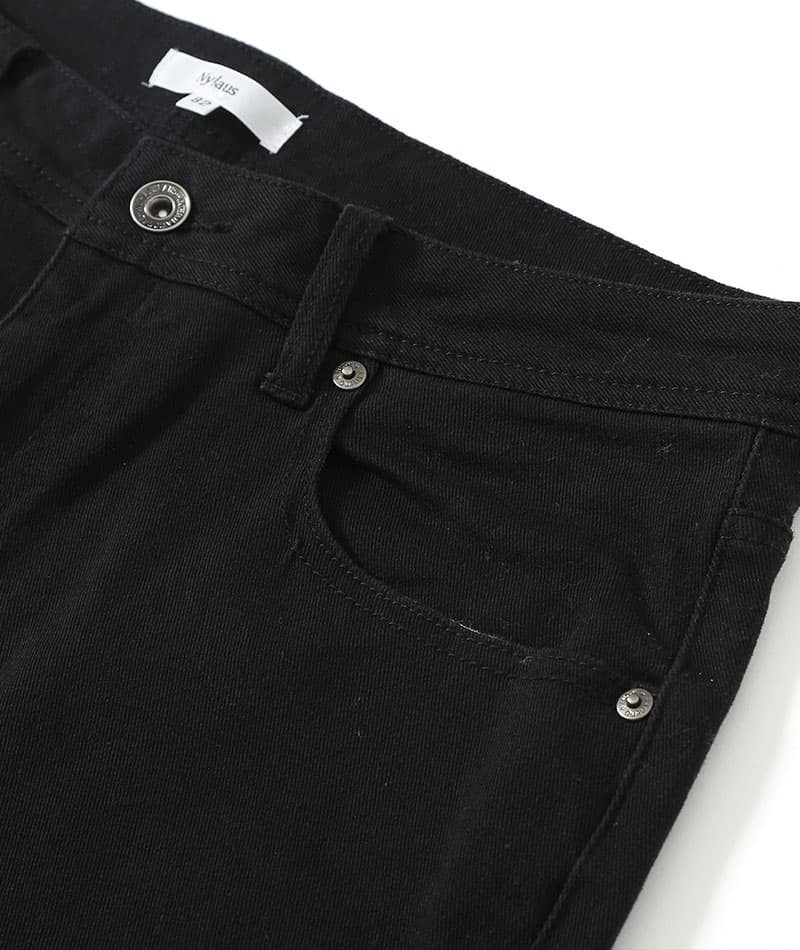 美脚シルエットテーパードスリムストレッチパンツ