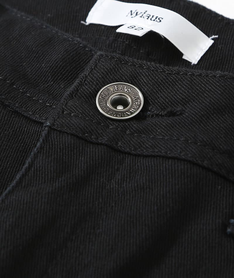 美脚シルエットテーパードスリムストレッチパンツ