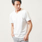 ちょいワル・イケオジメンズ3点コーデセット　黒7分袖ロングパーカー×白半袖Tシャツ×グレースリムチノパンツ