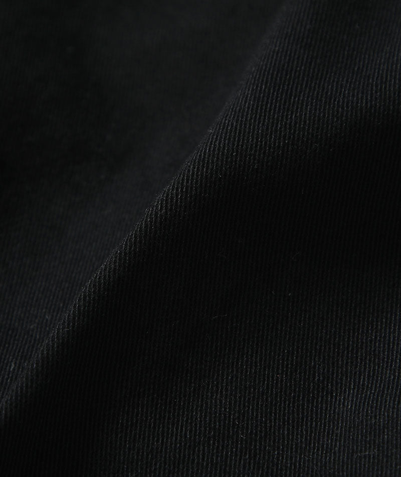 サイドジップスキニーテーパードストレッチパンツ