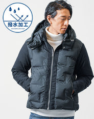 撥水加工2WAYシームレスダウンジャケット