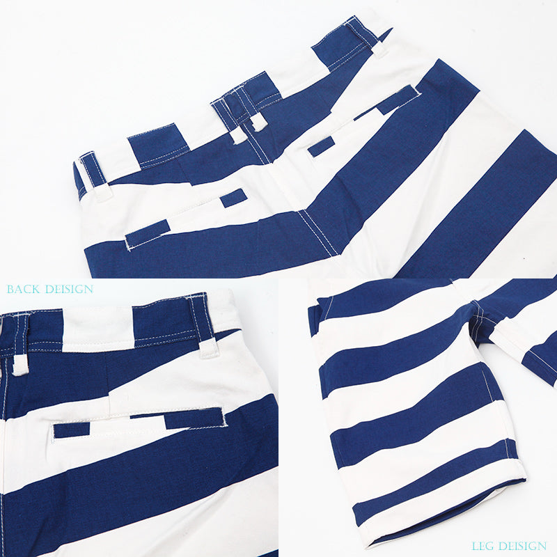 ボーダーショートパンツ