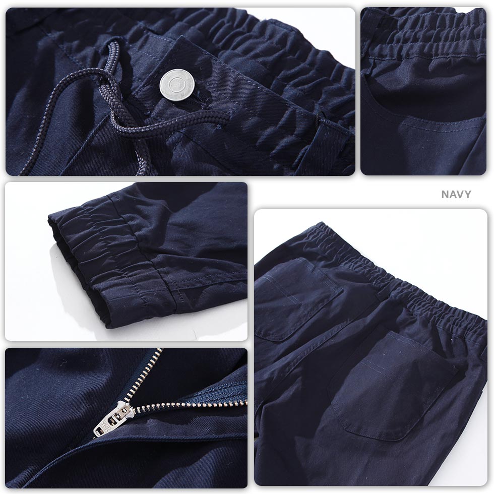 9分丈コットンリブパンツ　One-mileWear